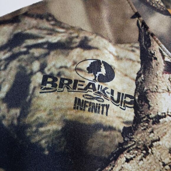 Under Armour Mossy Oak Break Up Infinity LS Performance Shirt Camo Spellout L - Picture 5 of 10